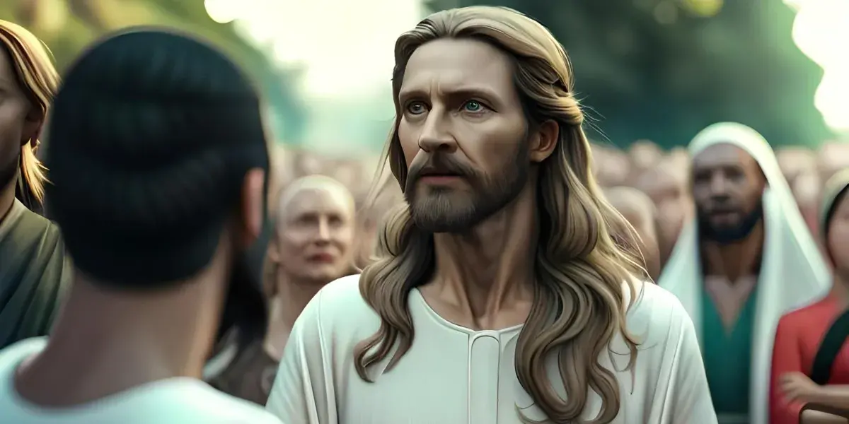 Jesus e a multidão