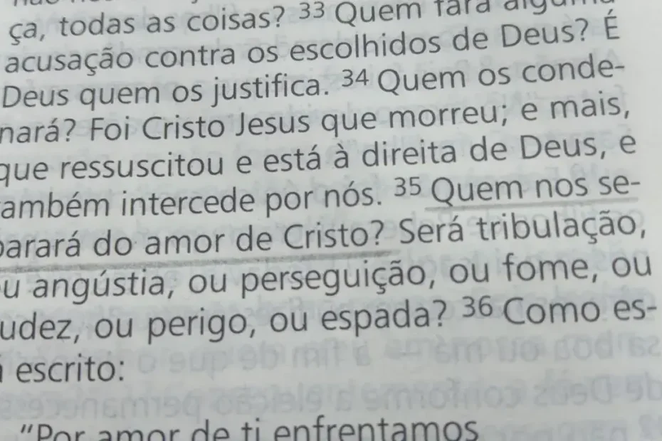 Quem nos separará do amor de Cristo